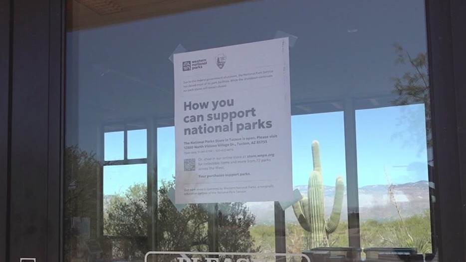 Federal government shutdown causing partial closure at Arizona park