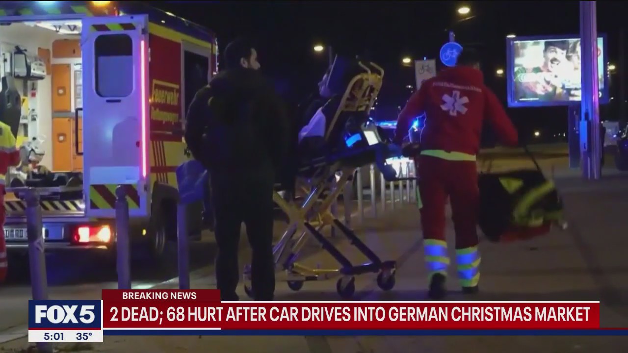 Driver Plows Into Germany Christmas Market