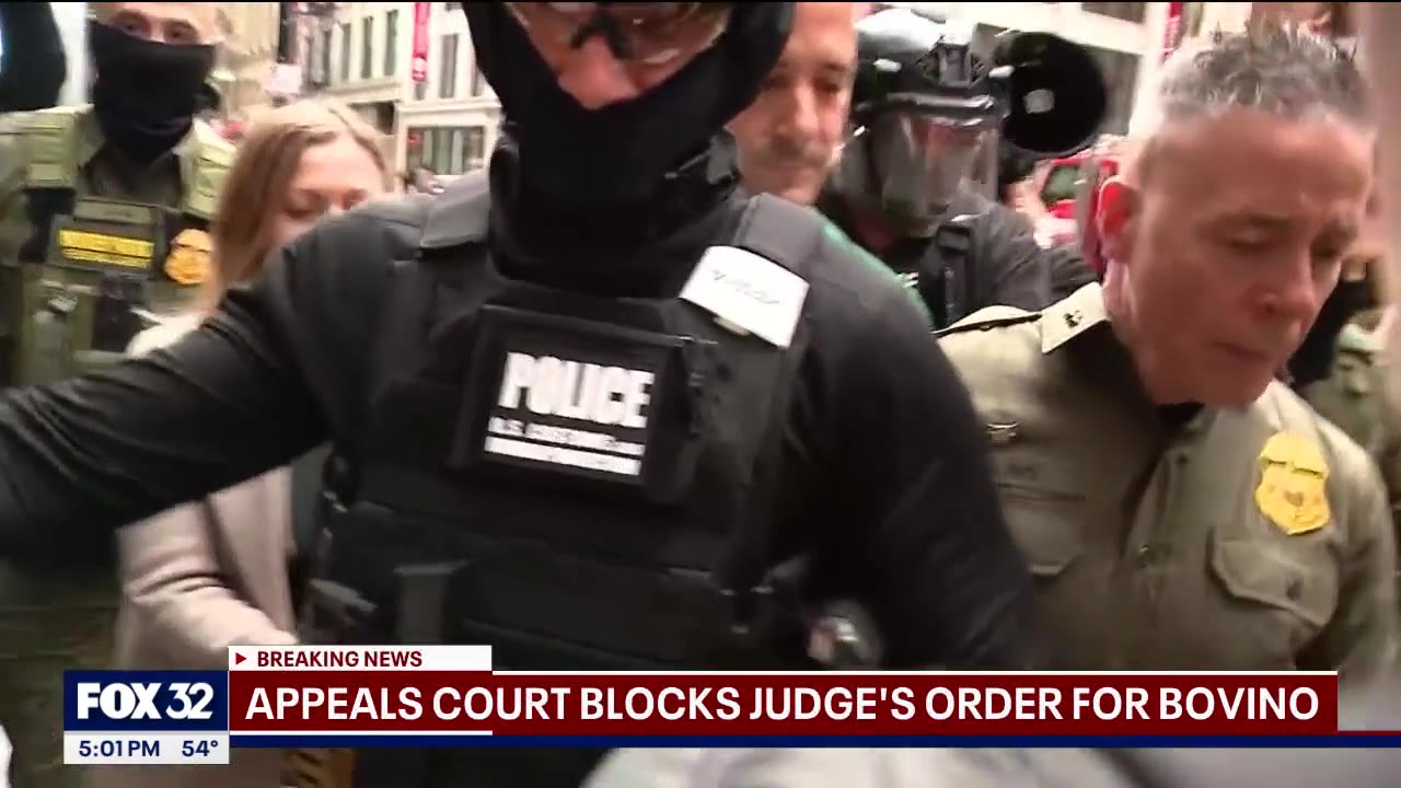 Appeals court blocks judge's order for Bovino