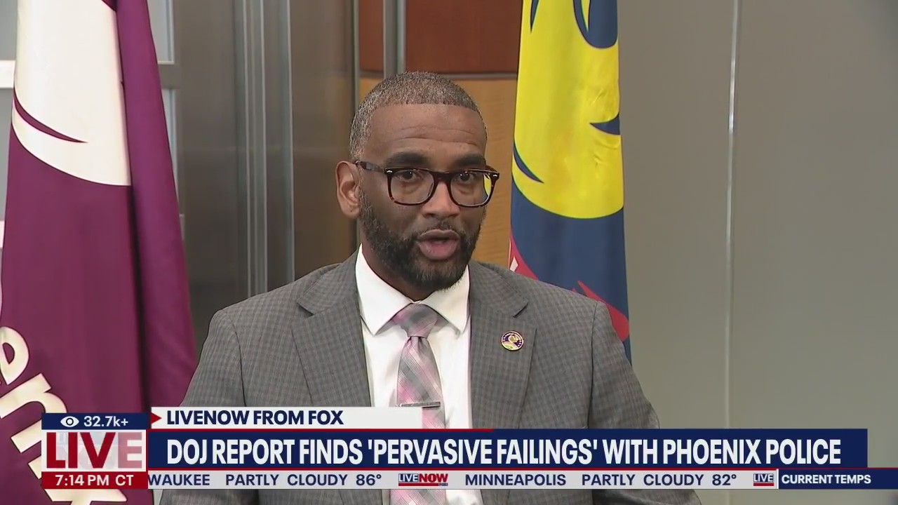 DOJ report finds 'pervasive failings' with Phoenix PD