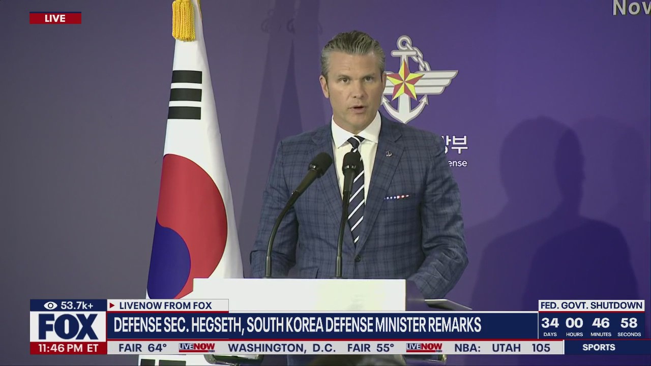 Sec. Hegseth meets with South Korean Defense Minister