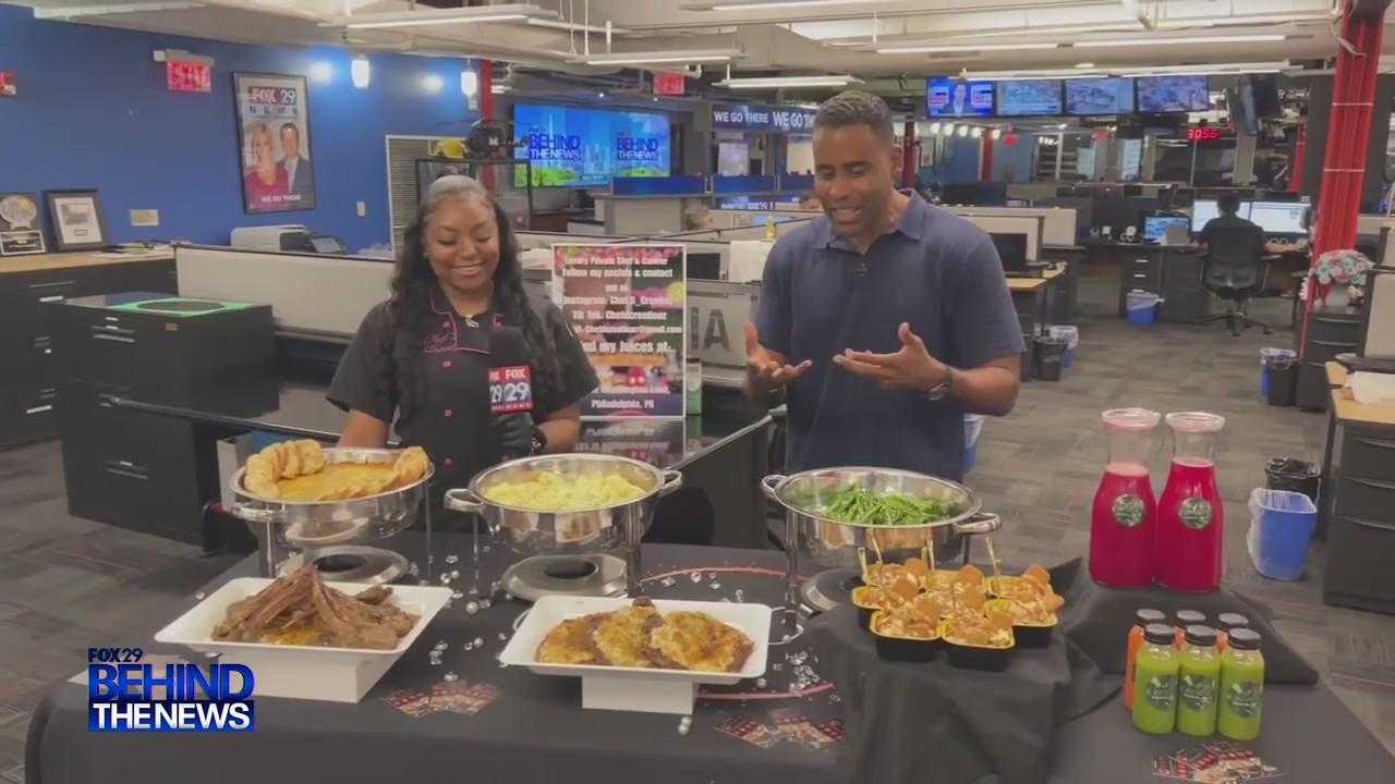 FOX 29 Behind The News: What's For Dinner? - Chef D Creationz - Private Chef & Caterer