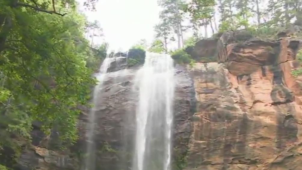 Georgia college boasts famed waterfall on campus