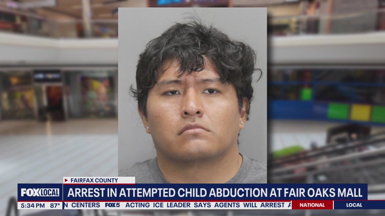 Man arrested after abducting toddler from Virginia mall: police