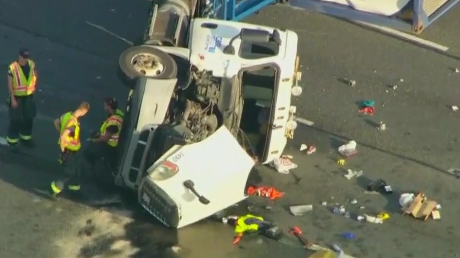 Hazmat spill on Stevenson Expressway at County Line Road