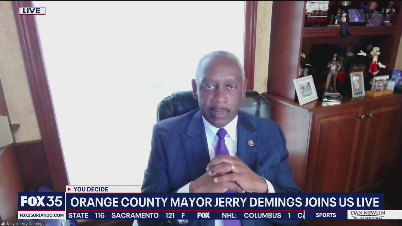 Orange County Mayor Demings campaigns for Florida governor
