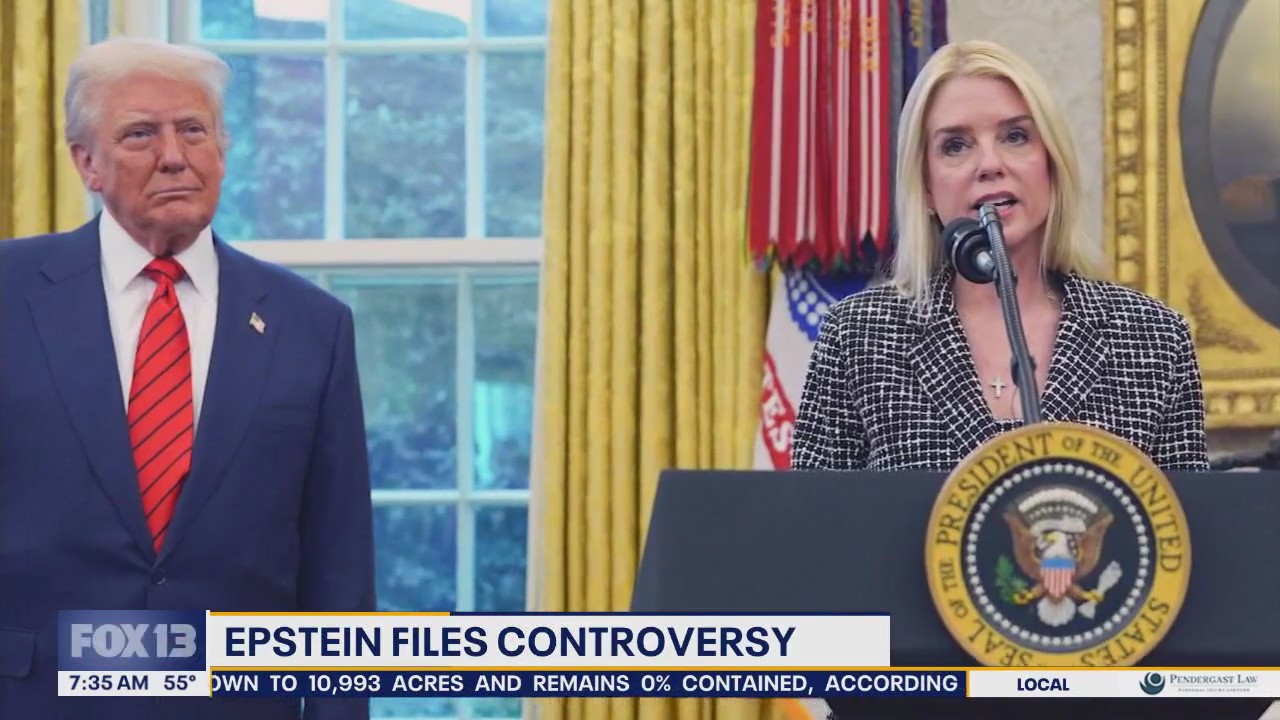 Demokrati pozivajo k pričevanju Pame Bondi glede datotek Epstein, Trumpovo ime vpleteno