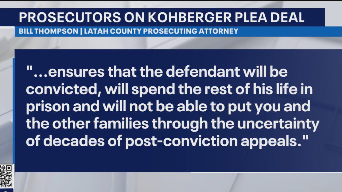 Bryan Kohberger agrees to plea deal in Idaho murders