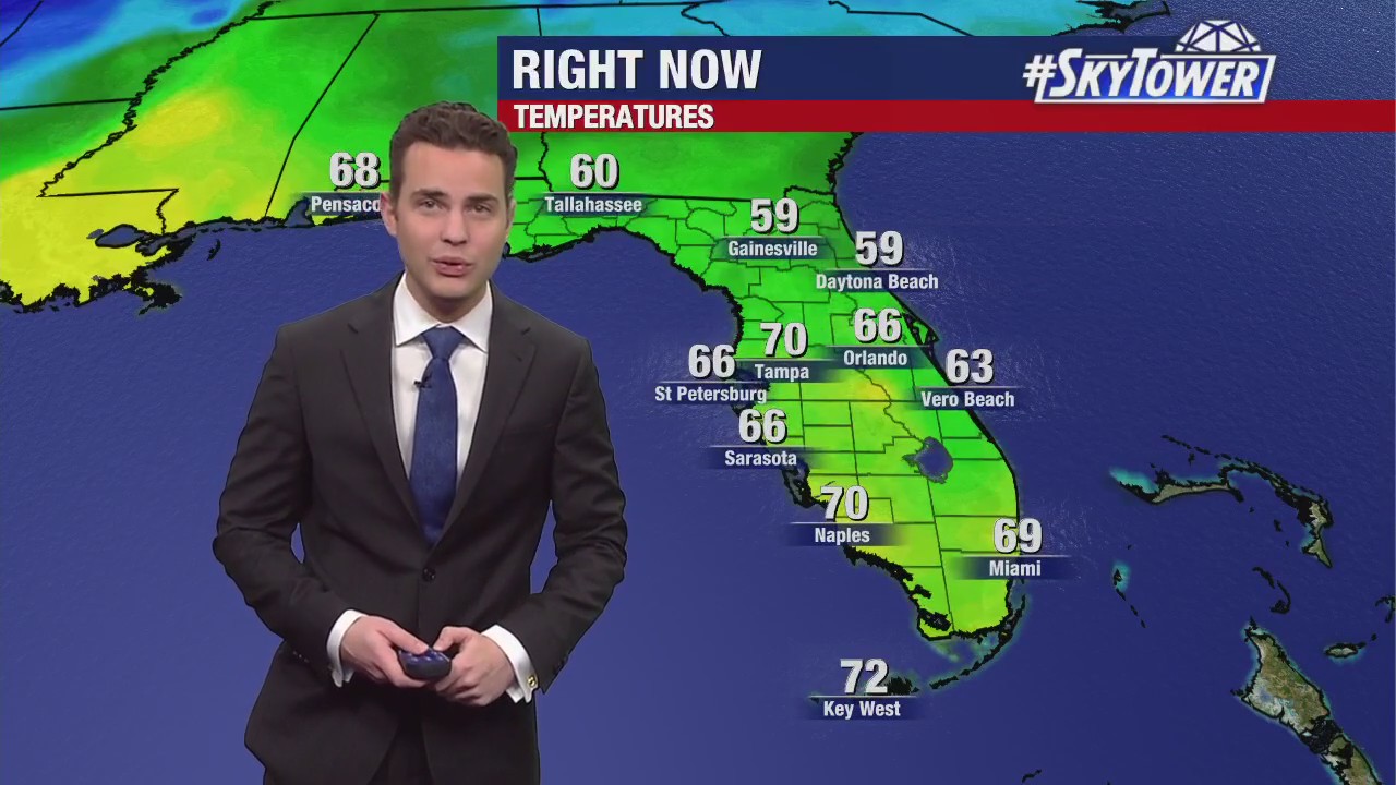 Tampa weather | Mild temperatures
