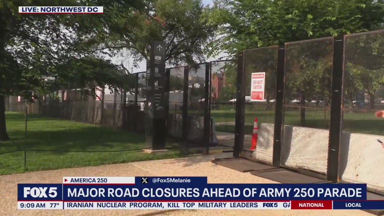 Trump military parade on schedule amid storm threat