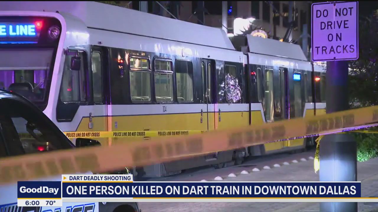 PREVIOUS COVERAGE: 1 person killed on DART train in Downtown Dallas