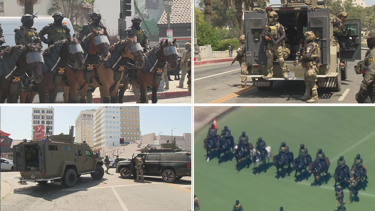 Armed officers shut down a kids’ summer camp in LA