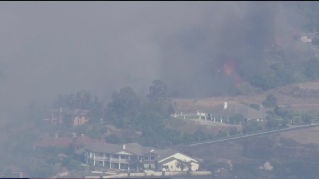 Wildfires are burning in Southern California