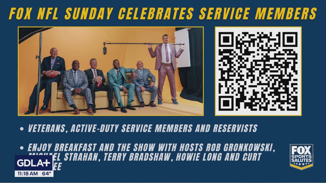 FOX NFL Sunday celebrates service members | FOX 11 Los Angeles