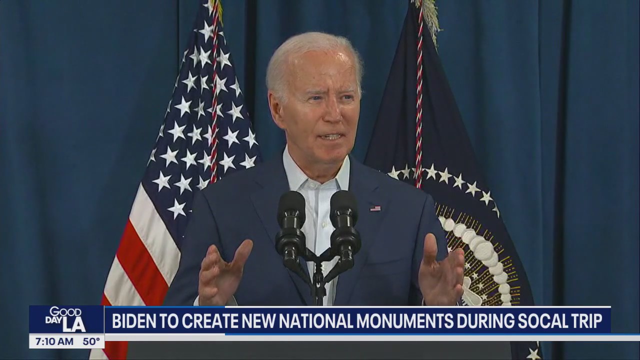 Biden to create new national monuments in California