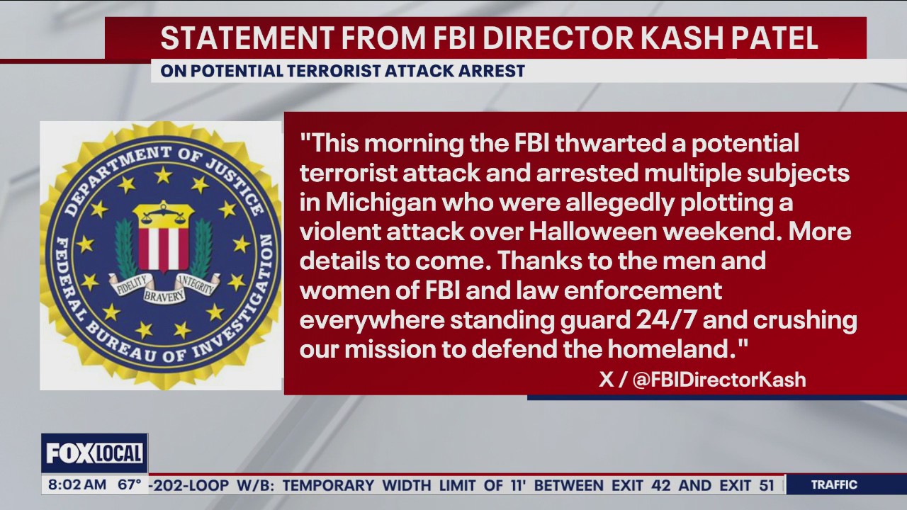 FBI thwarts potential terrorist attack