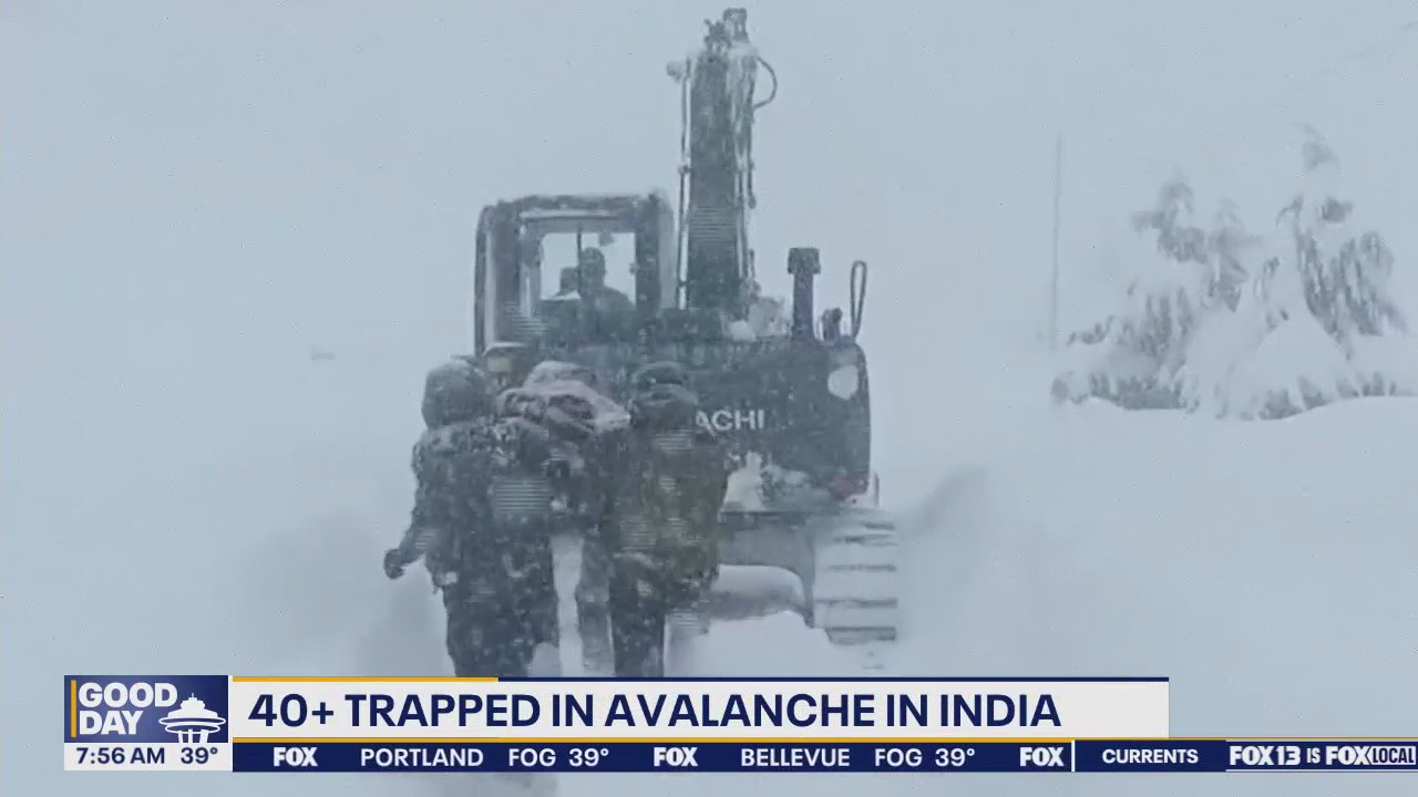 41 workers trapped in India avalanche