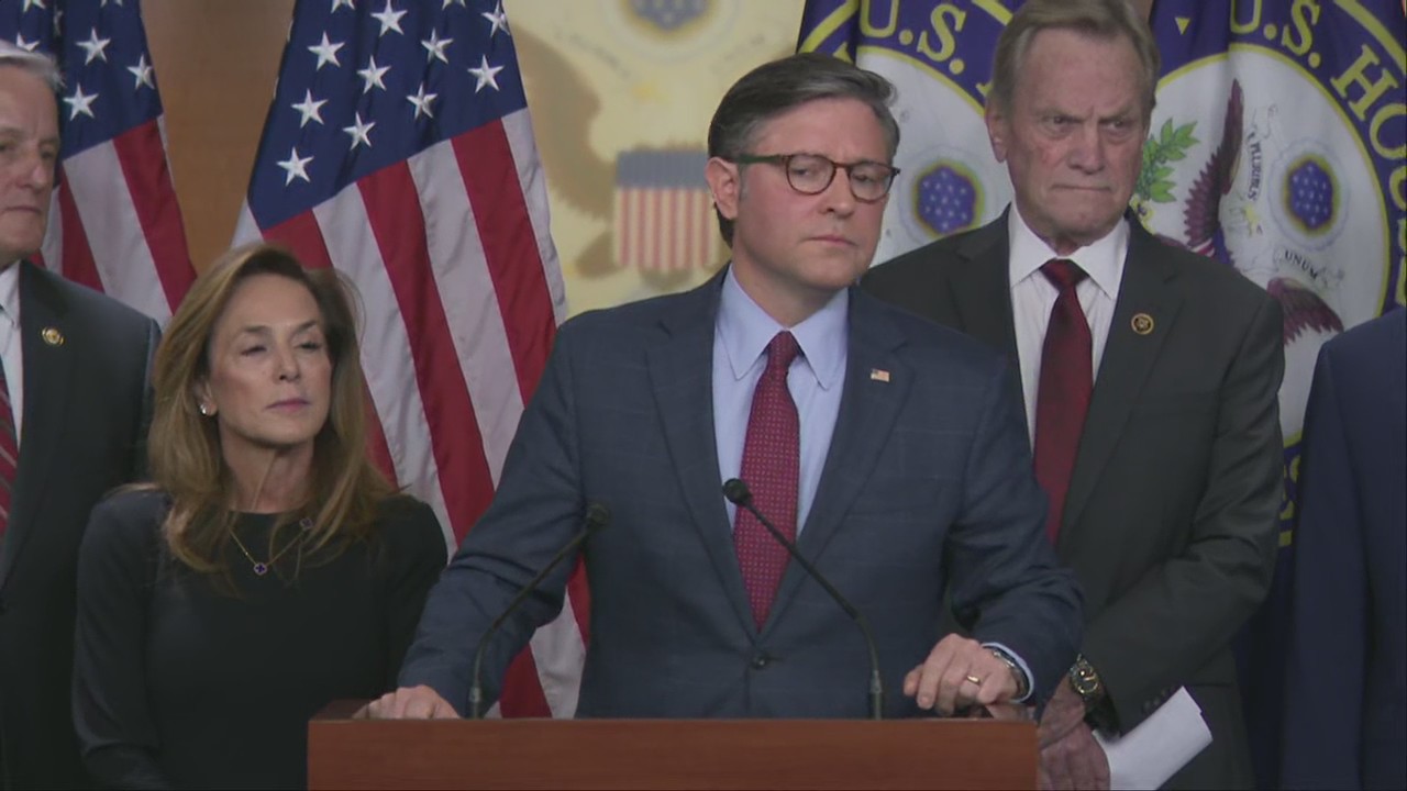 White House Demolition: Speaker Johnson talks about construction