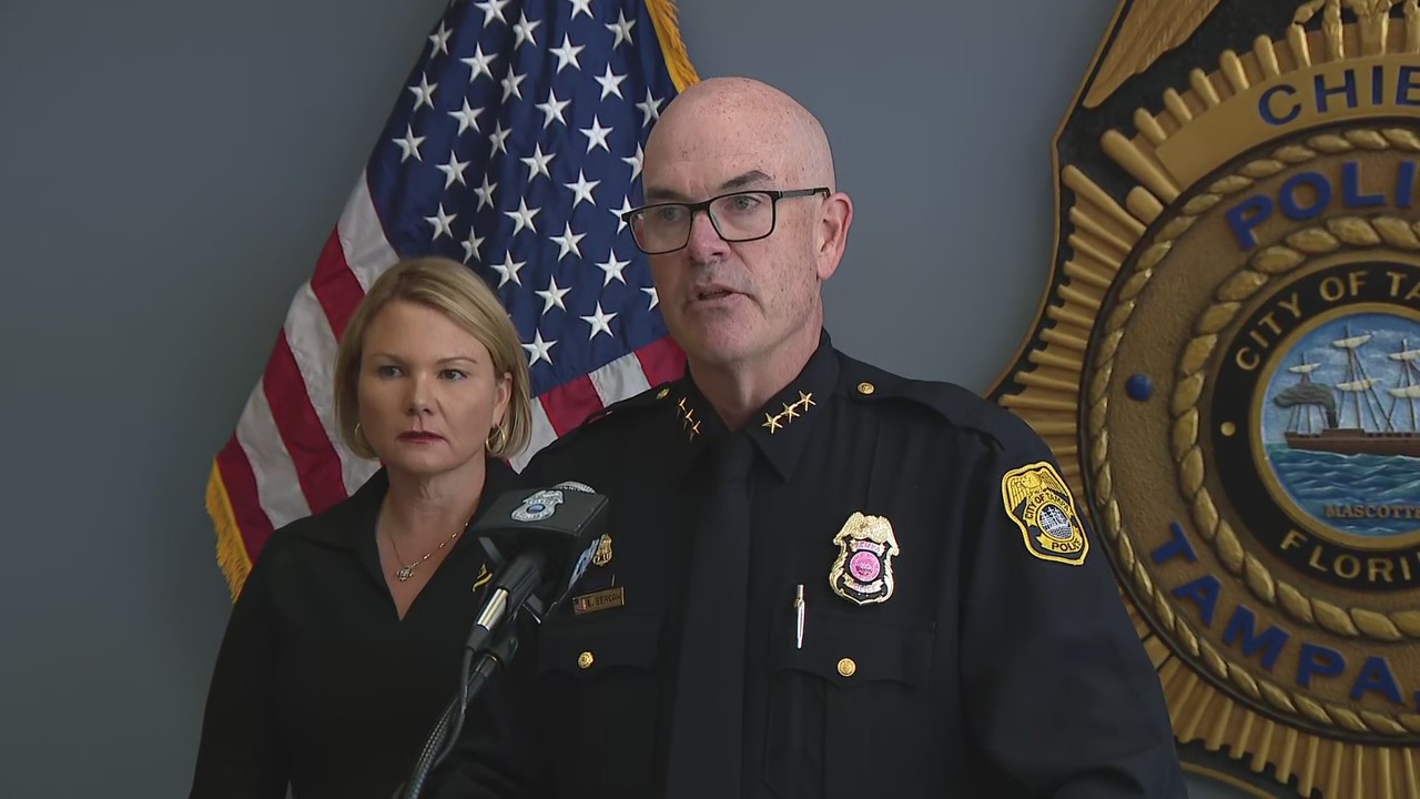Tampa police sharing details after suspect hit by car while in-custody