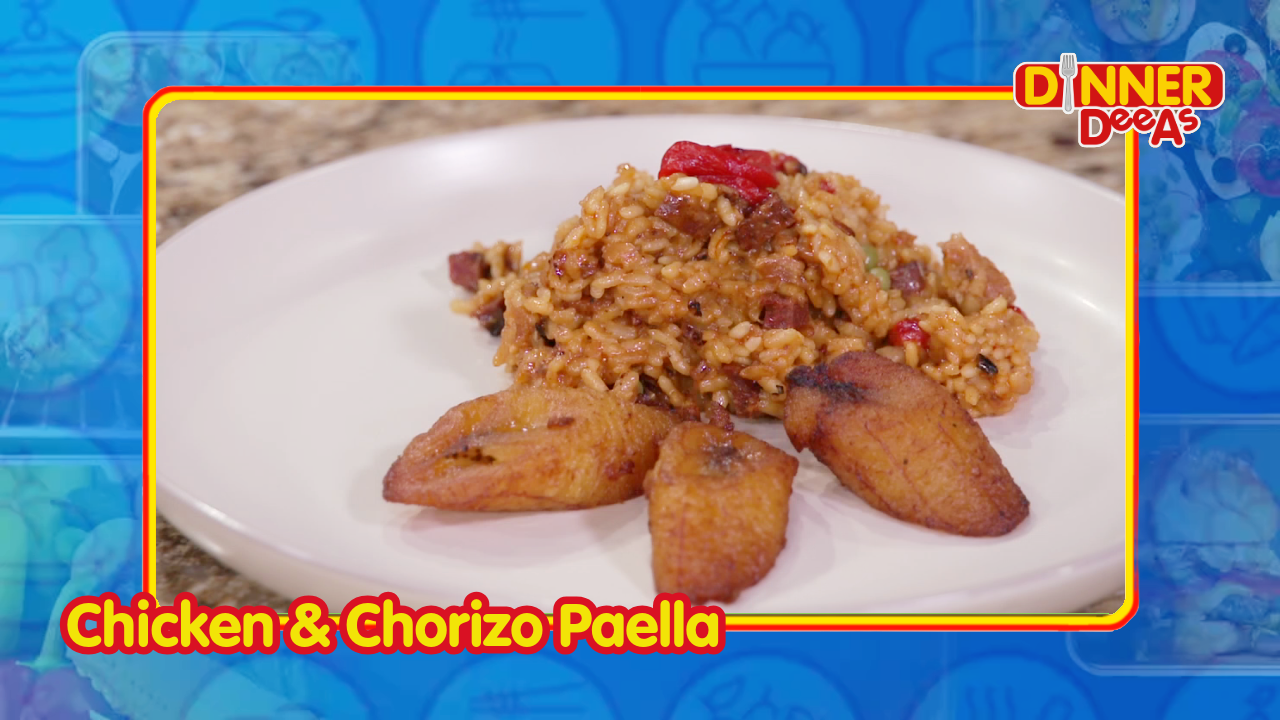 Chicken & Chorizo Paella | Dinner DeeAs