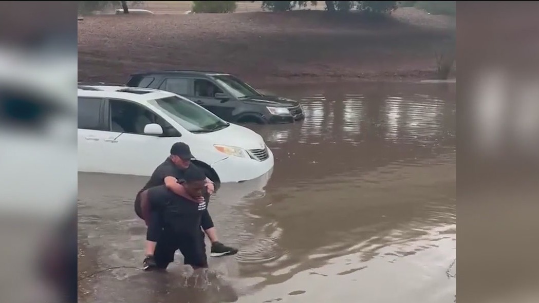 Valley man rescues people trapped in floodwaters