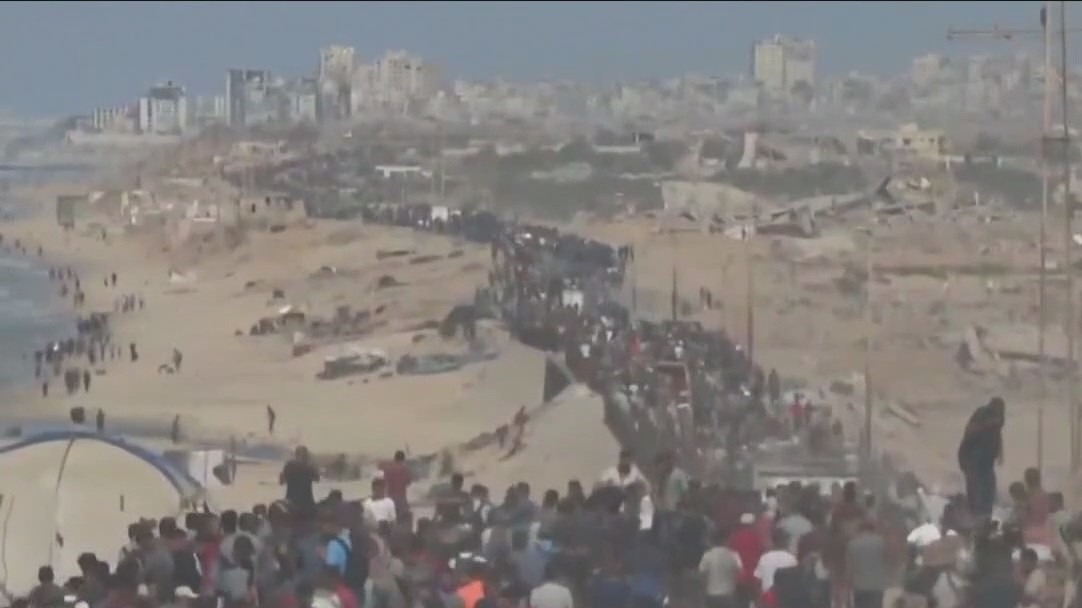 Crowds return to Gaza after Israel-Hamas ceasefire