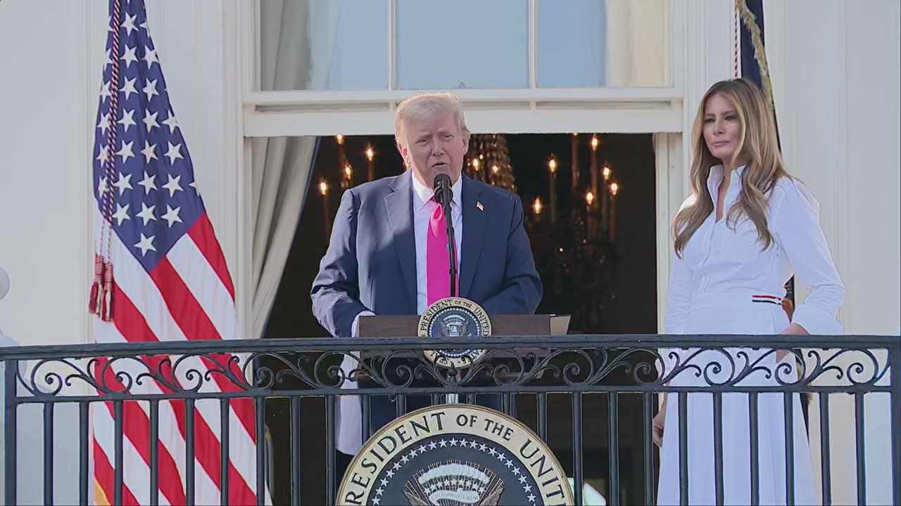 President Trump signs 'Big, beautiful bill' at July 4 picnic [RAW]