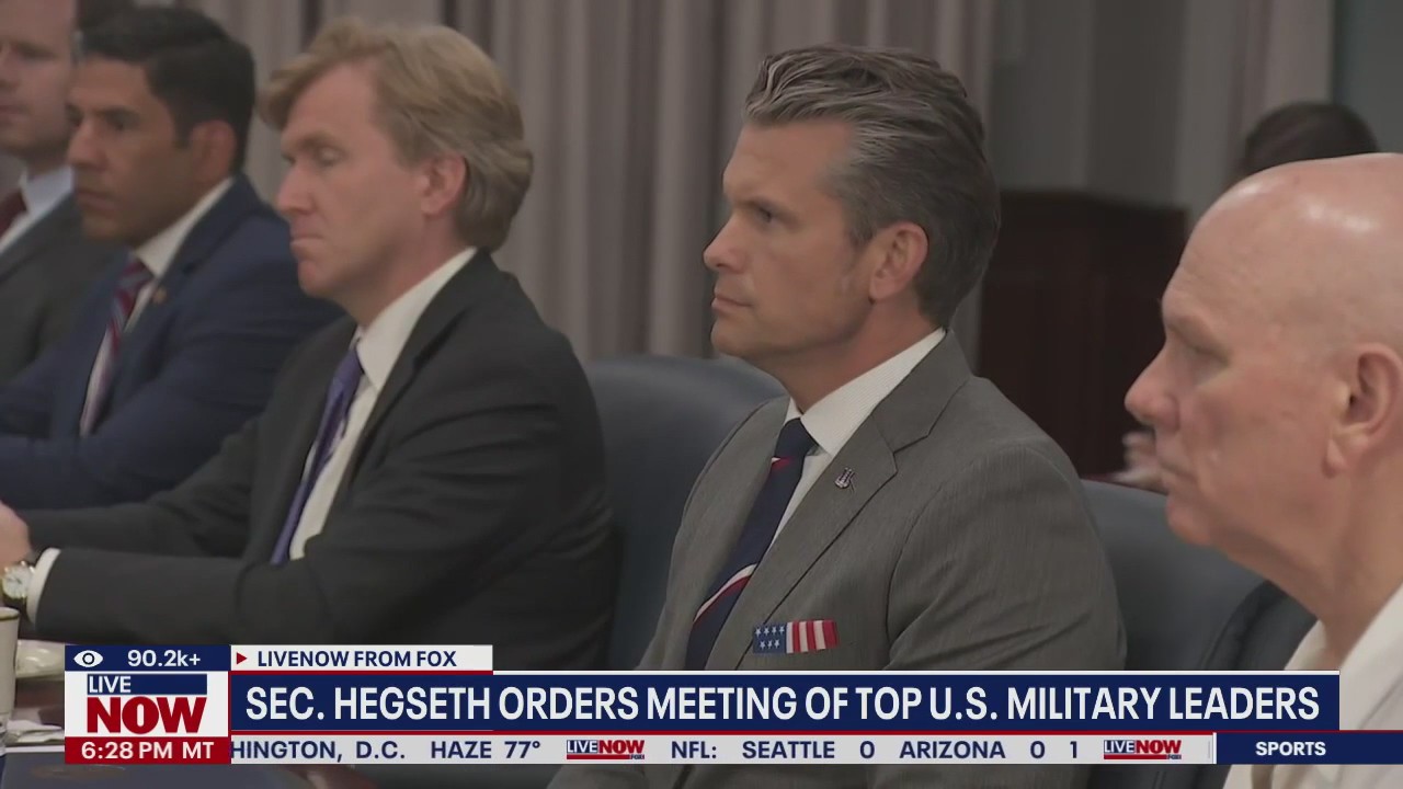 Sec. Hegseth orders meeting of top military leaders
