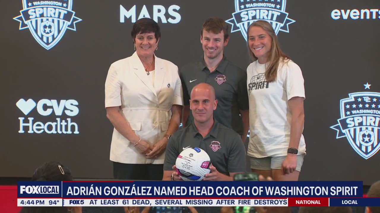Adrián González named head coach of Washington Spirit