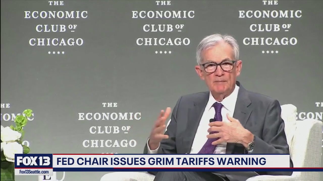 Fed chair issues grim tariffs warning