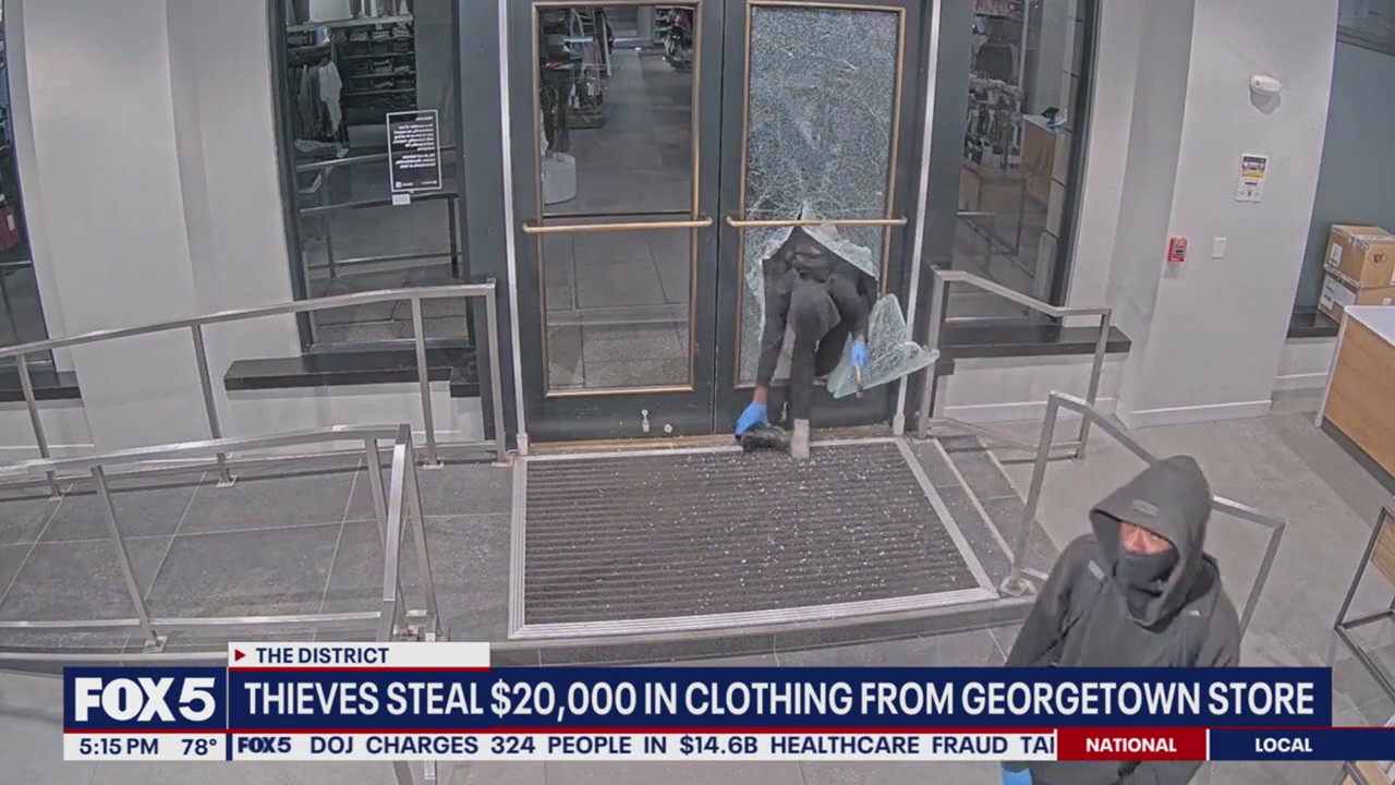 $20,000 worth of clothes stolen from Alo Georgetown