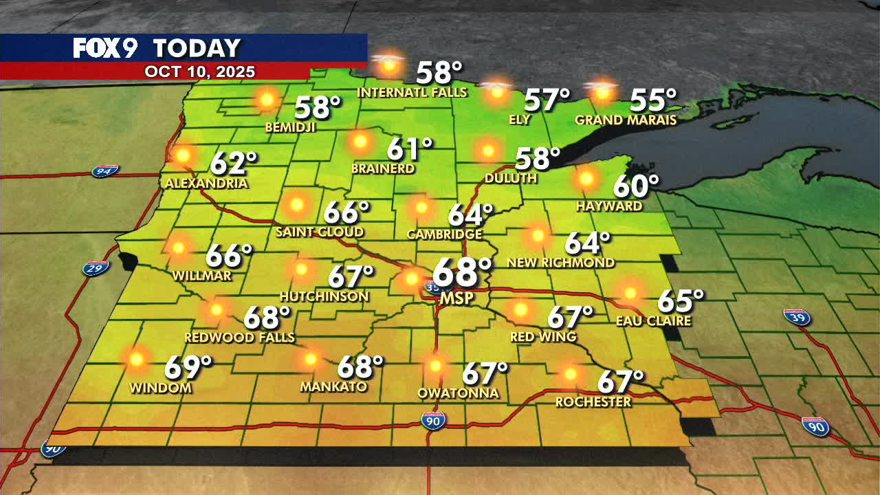 MN weather: Sunny Friday ahead of mild weekend