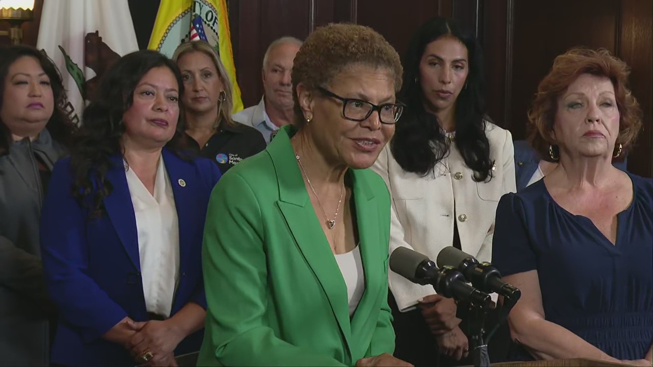 LA mayor, other leaders speak on anti-ICE protests