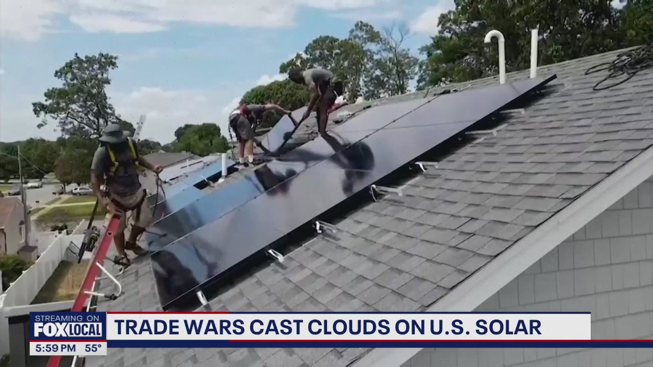 Trade wars cast clouds on US solar energy