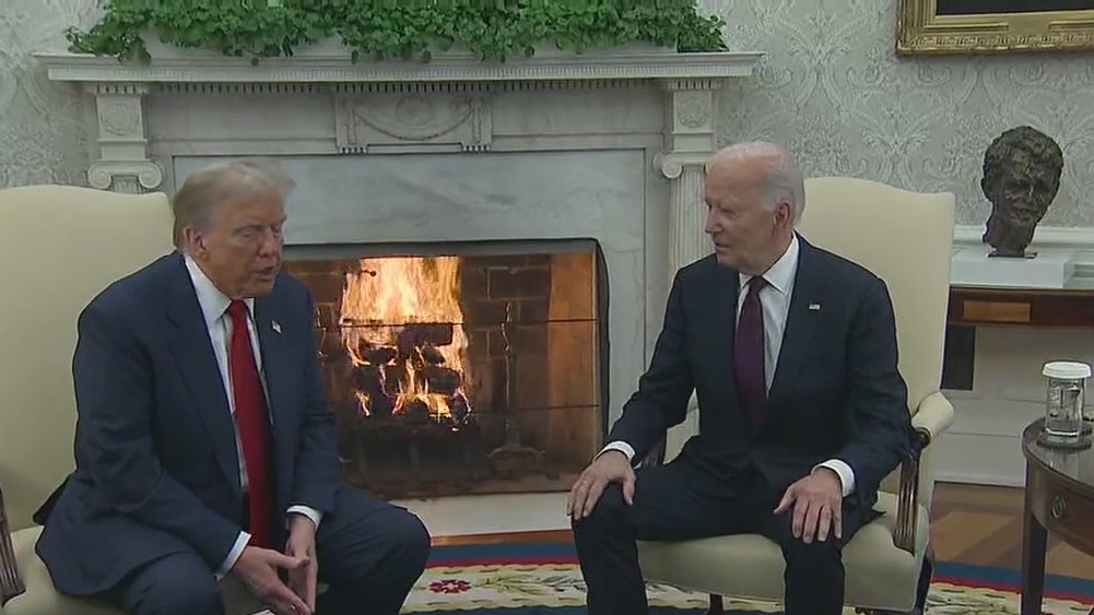 Trump and Biden meet at the White House