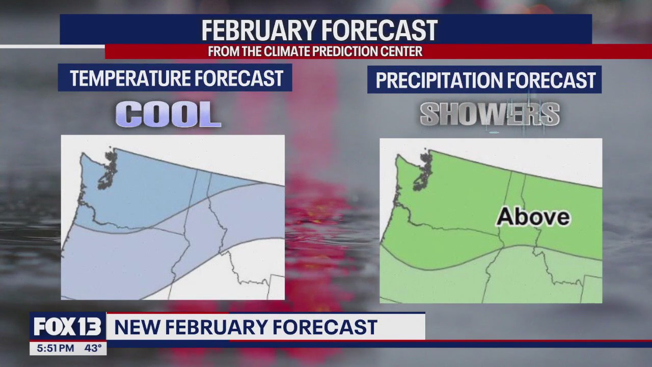 New February forecast for Washington