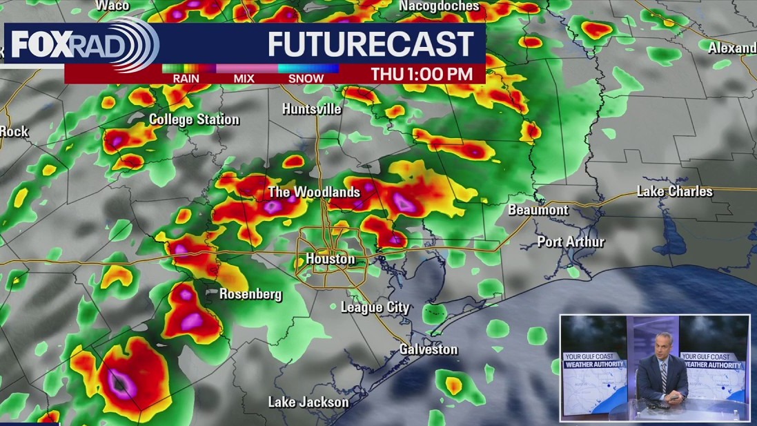 Severe weather, storms, and heavy rain on Thursday