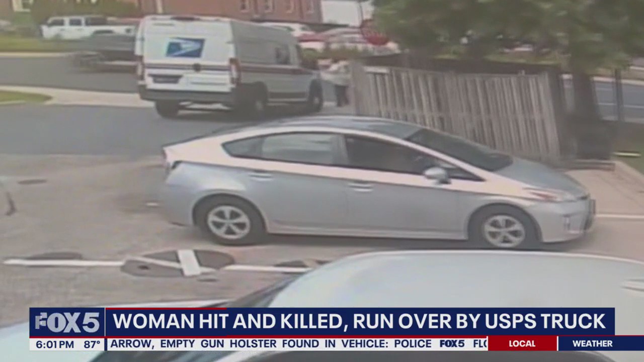 Woman killed after being struck by USPS mail truck in Maryland