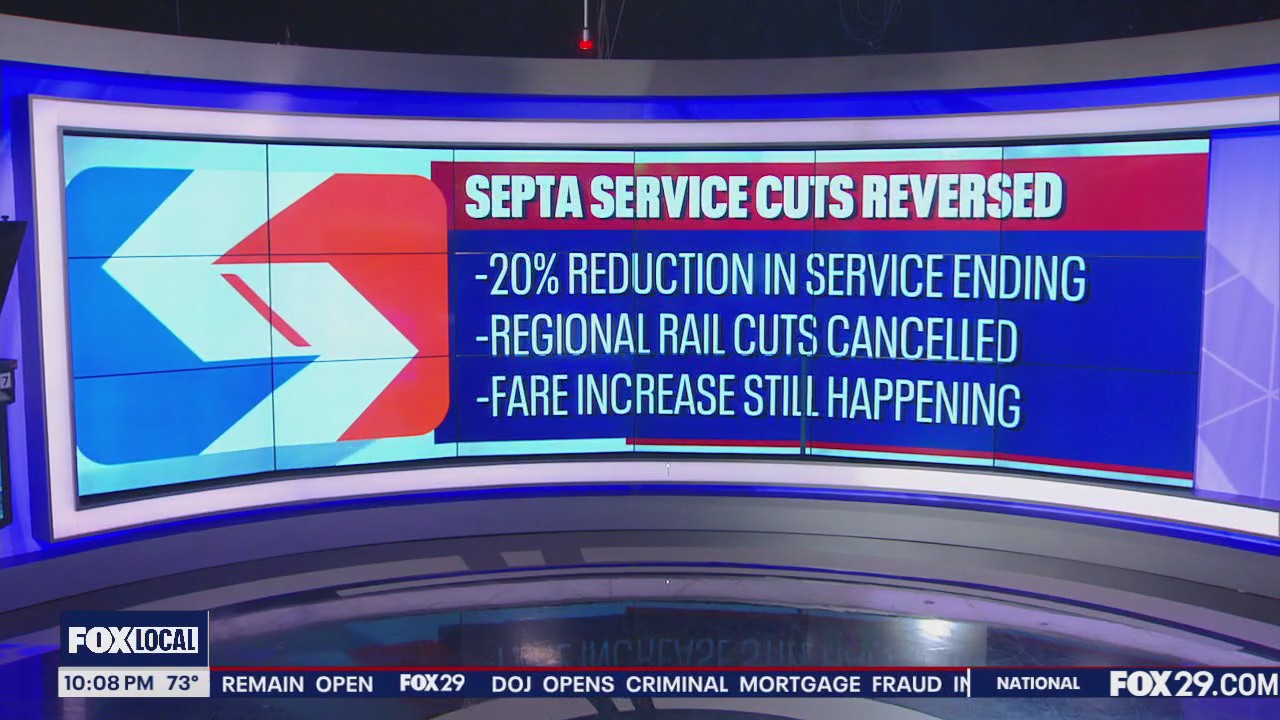 SEPTA service cuts reversed: Everything you need to know