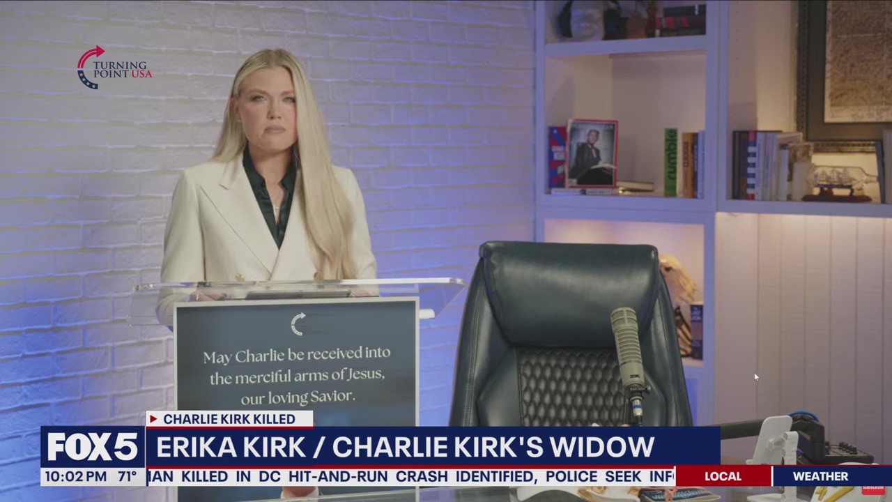 Charlie Kirk's widow speaks out