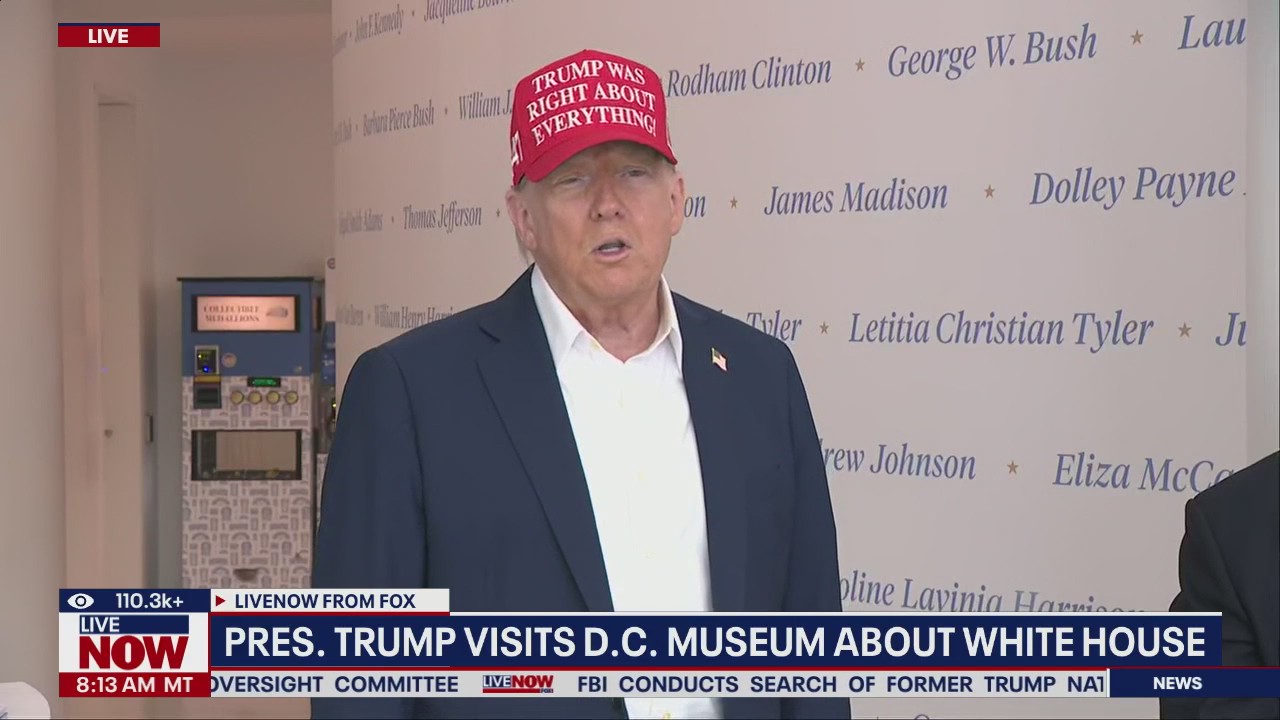 President Trump visits D.C. museum