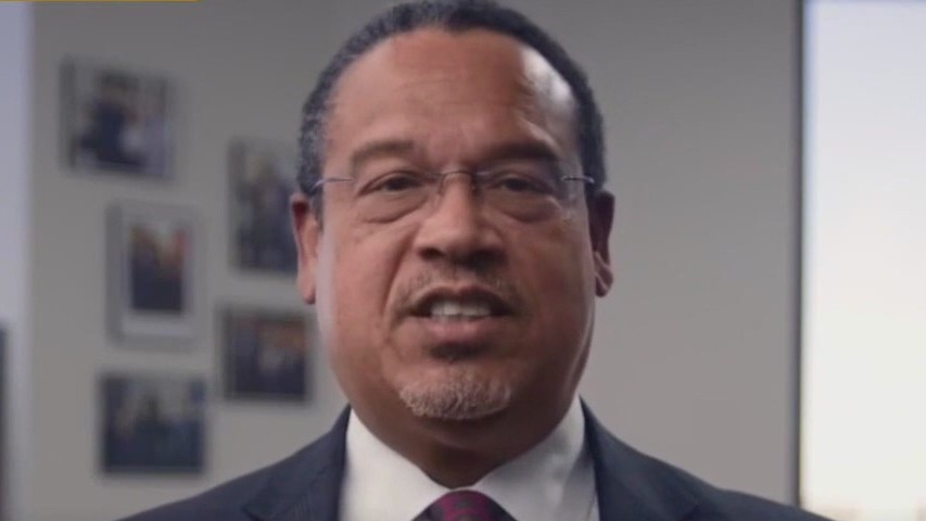 Ellison criticizes Donald Trump in campaign announcement video