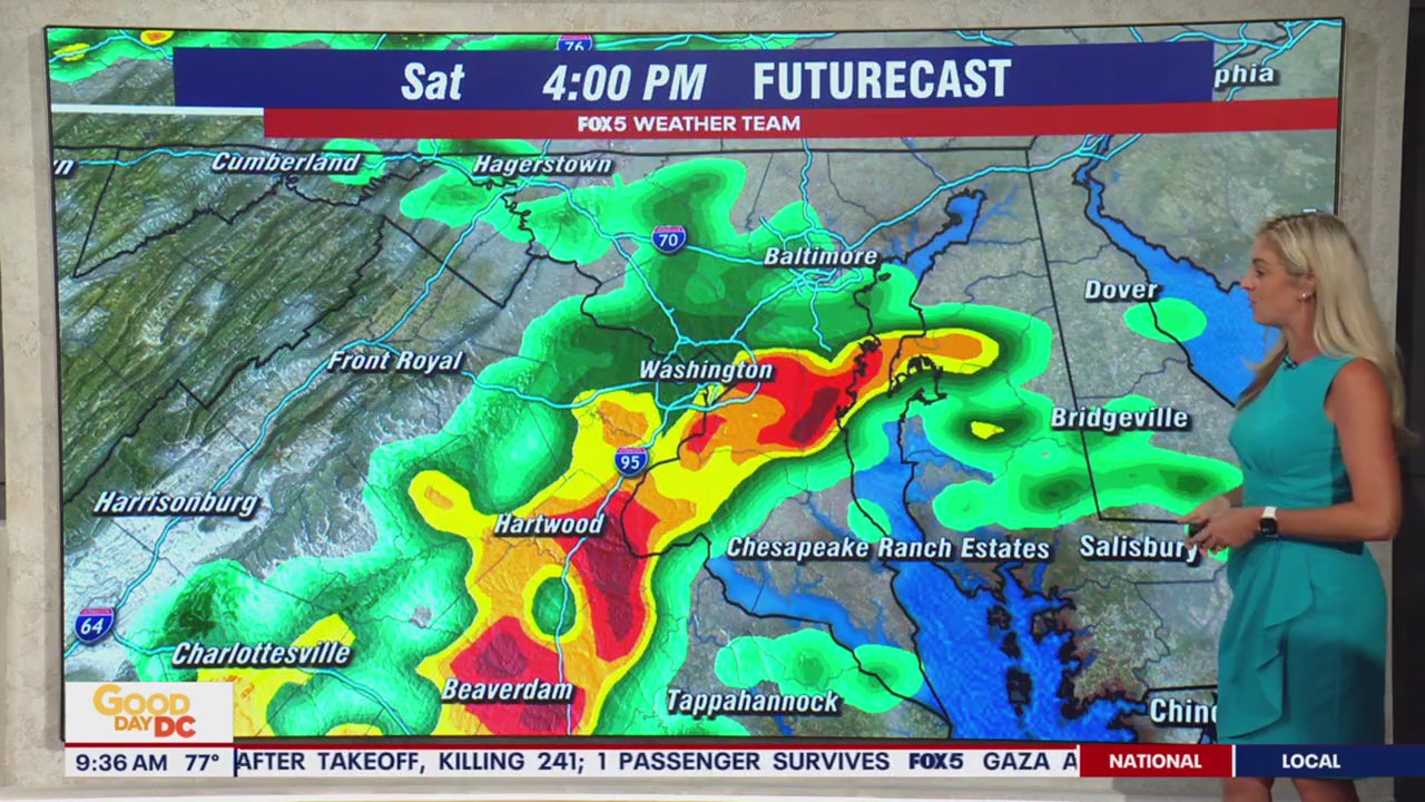 DC weather: Could storms impact Trump’s military parade?