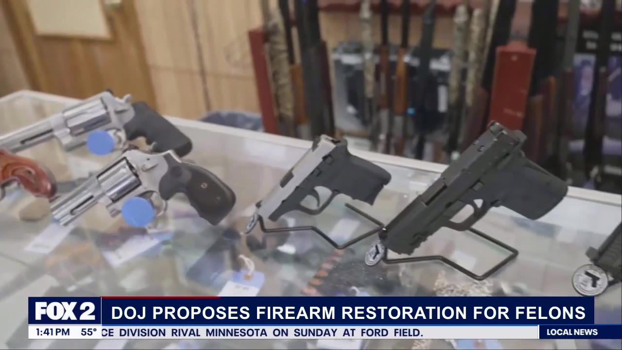 Department of Justice Proposes Program to Restore Firearm Rights for Non-Violent Felons