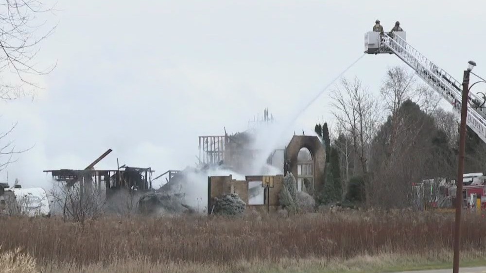 Caledonia house fire, home destroyed