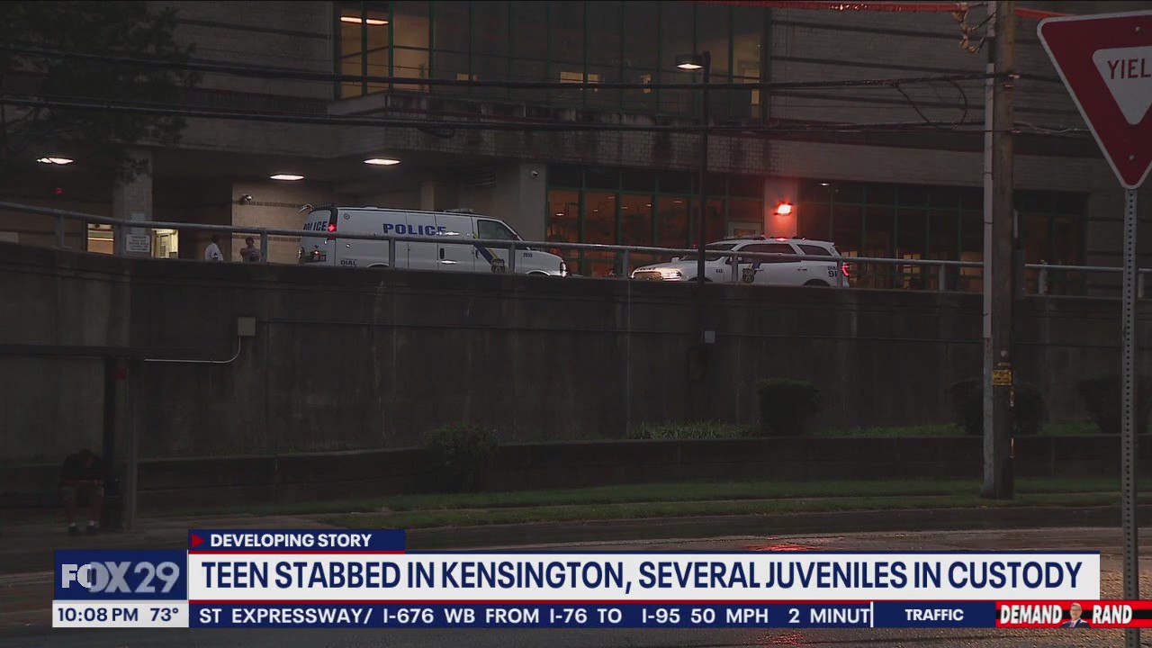 Teen stabbed in Kensington, several juveniles in custody