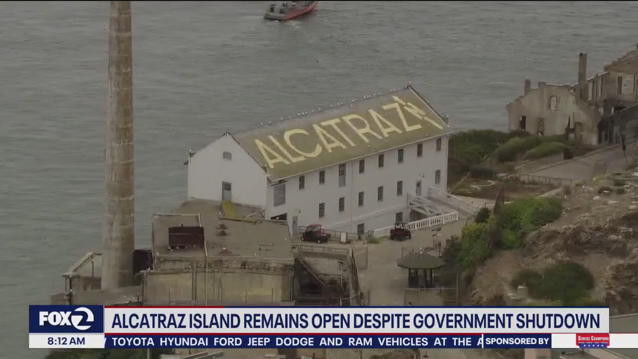 Alcatraz to remain open despite government shutdown, thanks to nonprofit and private support