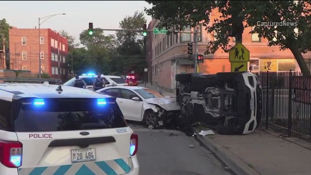 4 injured in CPD vehicle involved crash
