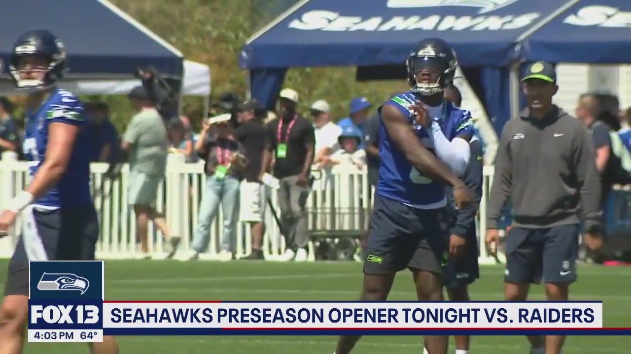 Seahawks ready for pre-season opener against Raiders, former Coach Carroll