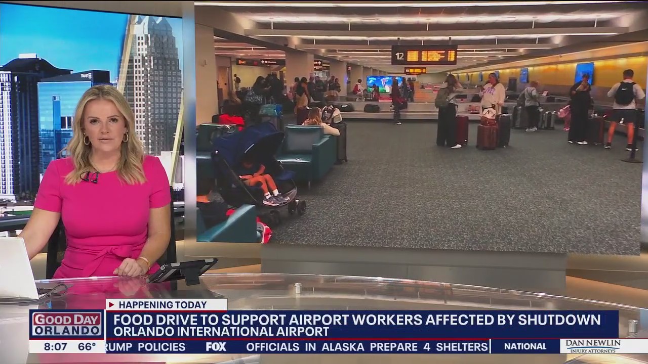 Food drive to support airport workers affected by shutdown